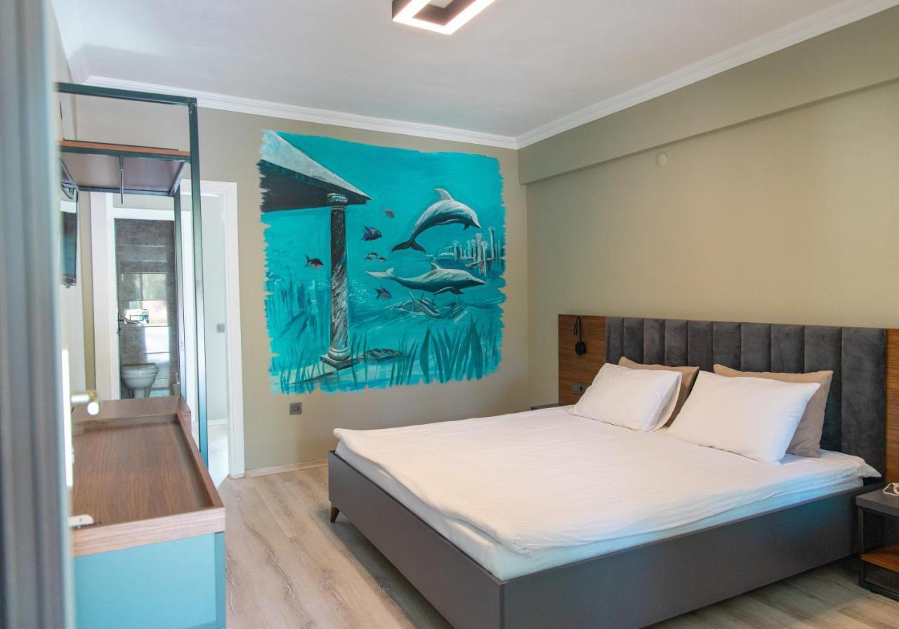 Kayalar Blue Beach Hotel Sazlı Екстериор снимка